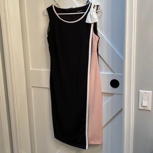 Black and Pink Dress. Size 10